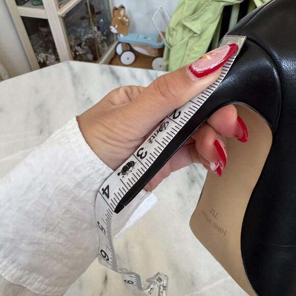 Black Nine West Stiletto Heels - Picture 6 of 7